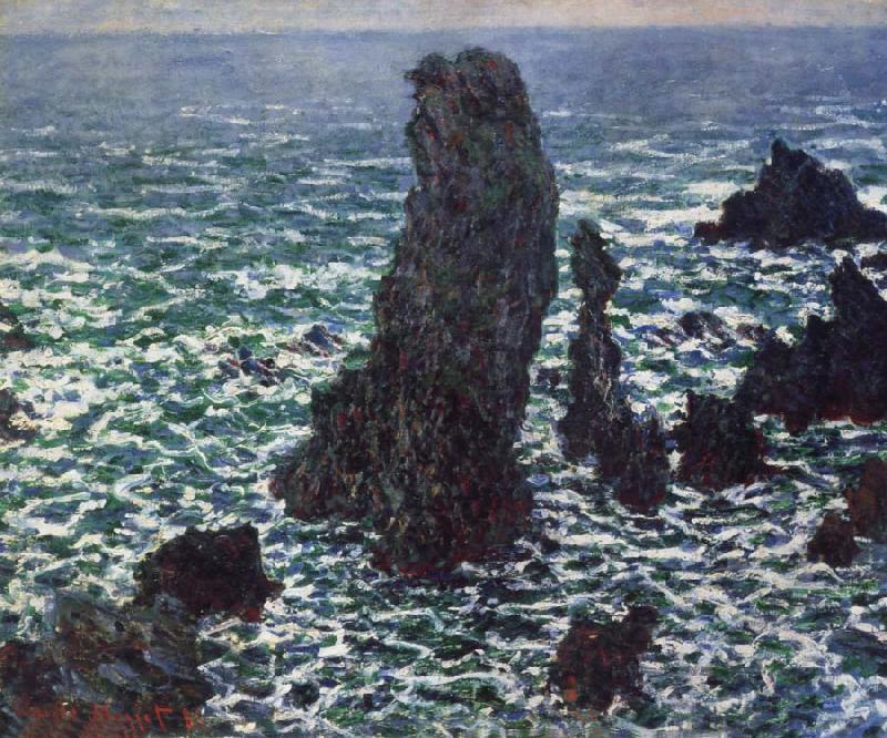 Claude Monet Rocks at Belle-lle